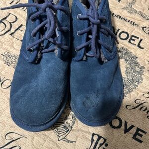 UGG NEUMEL BOOT NEW NAVY BLUE SUEDE WOOL CHUKKA SHOE MEN US 11 /UK 10 /EU 44